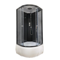 Душевая кабина Дана 20С 90x90x215 черный ромб