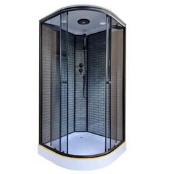 Душевая кабина Дана 21Г 90x90x215 графит кирпич