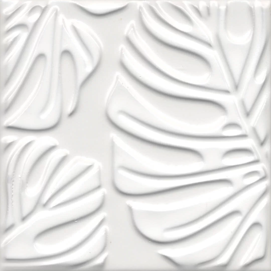 Декор Kerama Marazzi Агдаль 2 белый матовый структура 15x15 см KMD2SFC001BN