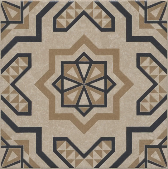 Декор Kerama Marazzi Касабланка бежевый светлый 20x20 см KMD3STA046GN