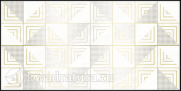 Декор Laparet Mania белый 25x50