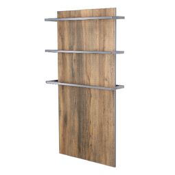 Полотенцесушитель электрический керамический Luxor Wood 3 хром