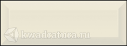 Настенная плитка Terracotta Beveled Tile Vanilla 10x30 см