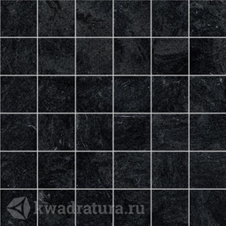 Декор Laparet Hard мозаичный черный 30x30 см