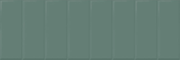 Настенная плитка Lasselsberger Роса Рок полосы зеленая 20х60 см