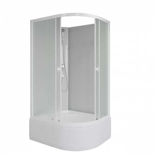 Душевая кабина Niagara Promo P100/80/40L/R/MT/BK 100x80x195 матовое стекло без крыши