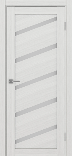 Межкомнатная дверь OPorte Турин 506U Ясень серебристый