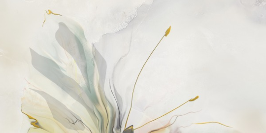 Панно Березакерамика Оникс бабочка 1 салатный 25x50 см