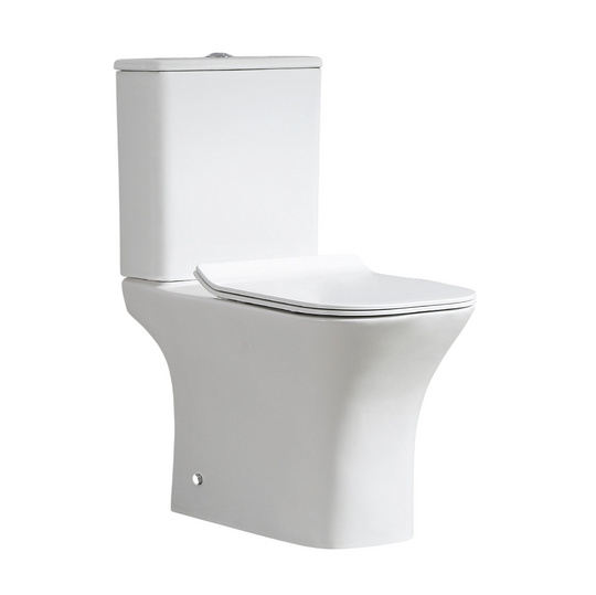 Унитаз-компакт безободковый Olives Vortex Porto PVX31126DP сиденье микролифт