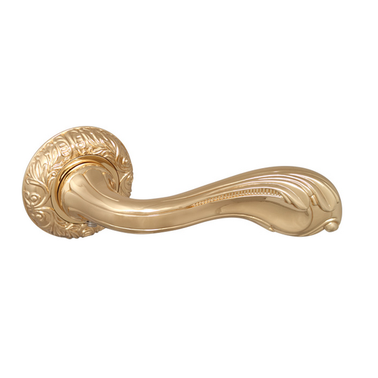 Дверная ручка Фуаро R.SM58.BAROCCO GOLD-24 золото 24К