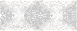 Декор Березакерамика Бристоль светло-серый 20x50 см