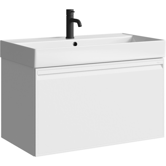 Тумба с раковиной Aqwella Pure 81 белый