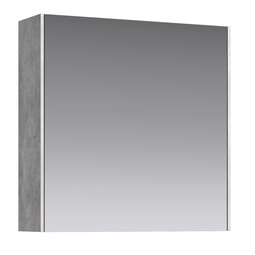 Зеркало-шкаф Aqwella Mobi 60 бетон светлый